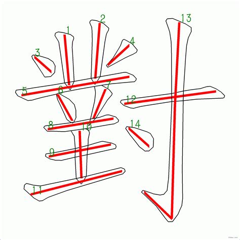 筆畫14的字|14劃的字 14畫的字